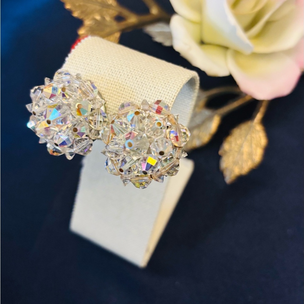 Laguna Crystal Cluster Earrings